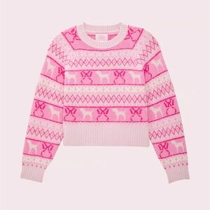 PINK x LoveShackFancy Boxy Sweater